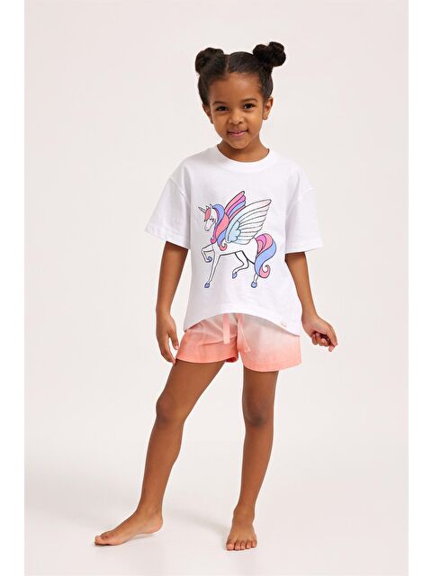 Katia And Bony Fairytale Kız Çocuk Şort Desenli - S000139319-23173