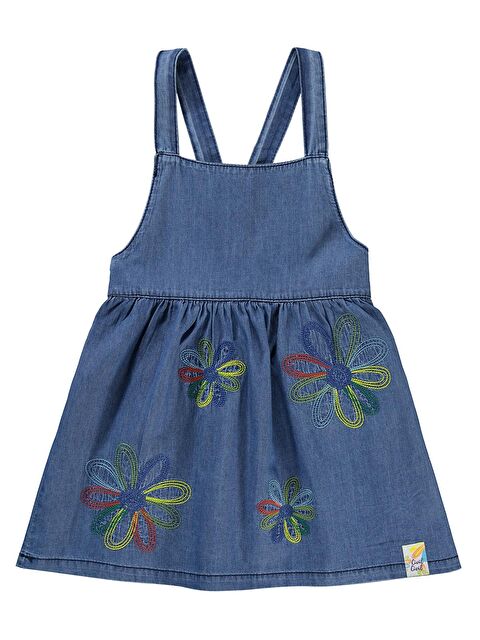 Civil Girls Kız Çocuk Elbise 2-5 Yaş Mavi - S000200122-17234