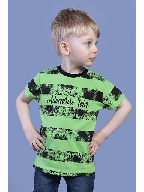 Toontoykids Erkek Çocuk Çizgi Desenli Tişört