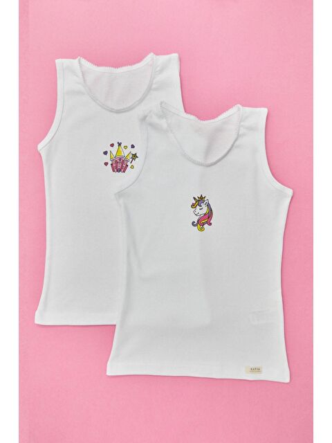 Katia And Bony 2 li Paket  Kız Çocuk Atlet Beyaz/Beyaz - S000138924-20063