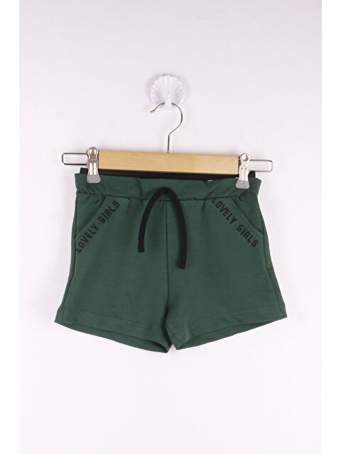 Toontoykids Kız Çocuk Lovely Baskılı Cepli Şort