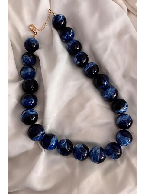 New Obsessions Büyük Boncuklu Kadın Kolye - 20mm Boncuklu - S000318486-17234