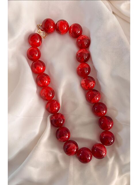 New Obsessions Büyük Boncuklu Kadın Kolye - 20mm Boncuklu - S000318486-20045