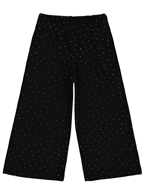 Civil Girls Kız Çocuk Taşlı 2-5 Yaş Pantolon - Siyah