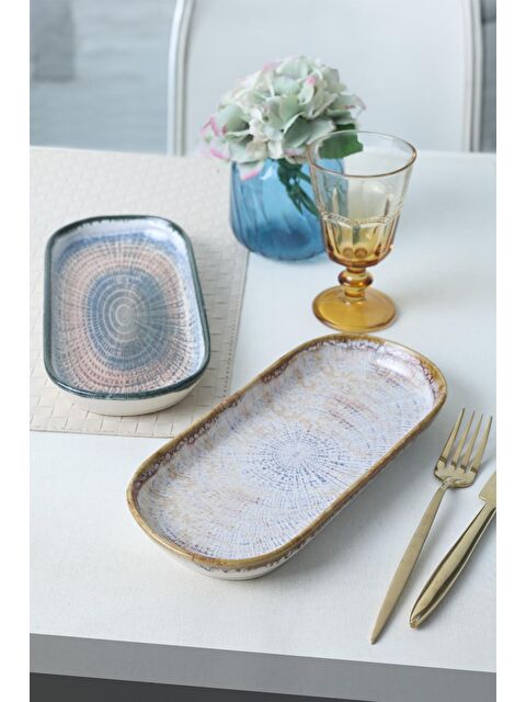 Keramika Hydra Noyan Kayık Tabak 26 Cm 2 Adet - S000221618-23173