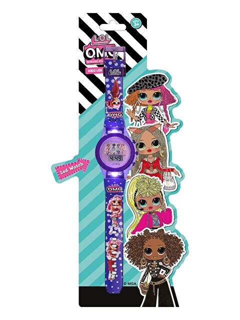 MiniFlak LOL Surprise! Lisanslı OMG7220 Mor Işıklı Çocuk Kol Saati - S000357371-20042
