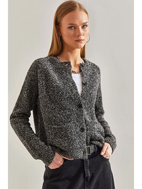 SHADE Kadın Düğmeli Buklet Hırka 20234520 - S000161602-19351