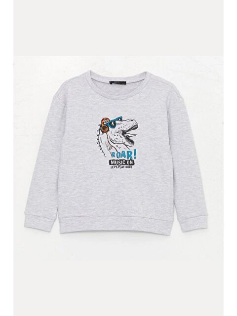 Chandraswear Erkek Çocuk Sweatshirt Gri - Martin - S000258249-20600