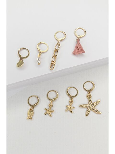 New Obsessions Deniz Yıldızlı Küpe Seti - S000352150-20076