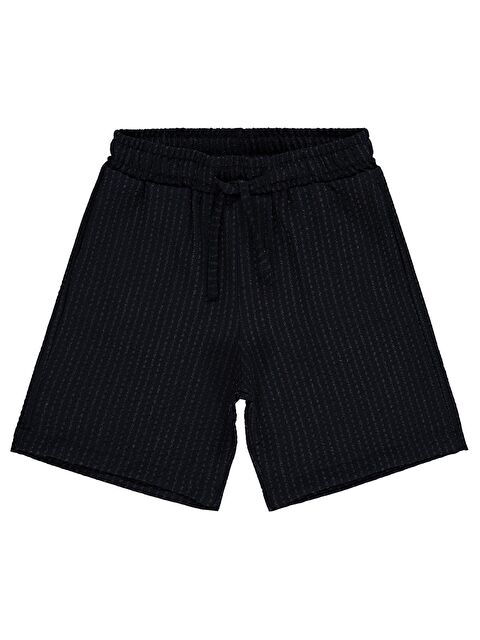 Civil Boys Dokulu 6-9 Yaş Şort - Lacivert 6-7 Yaş