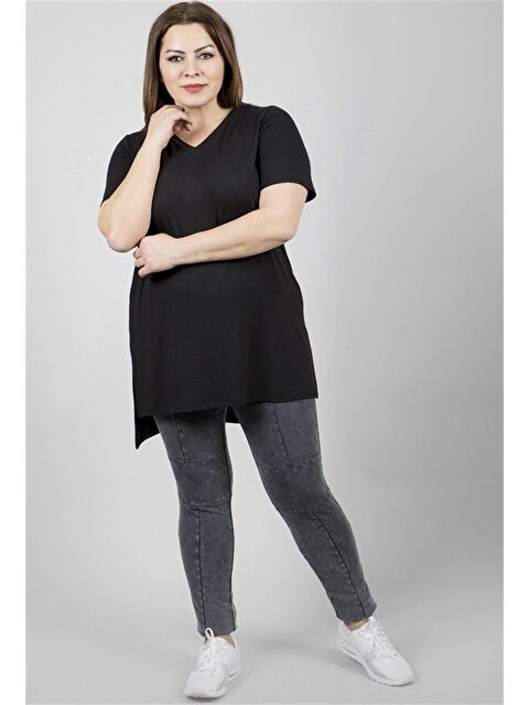 Mylinemoda Taşlanmış Tayt - S000241896-20600