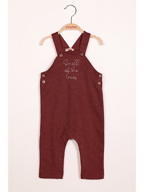 ZEYLAND Kız Bebek Nakışlı Düğmeli Tulum (6Ay-4Yaş) - S000326045-19951