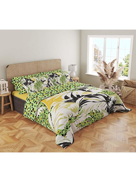 Evmila Baskılı,Desenli Çift Kişilik Nevresim Takımı (ÇARŞAFSIZ) 200x220 cm - S000244367-23173