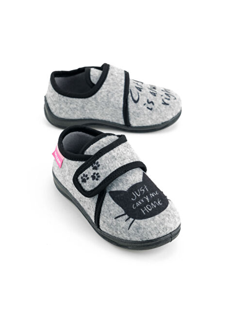 Gezer Kışlık Kız Çocuk Cırtlı Panduf - S000303983-20600