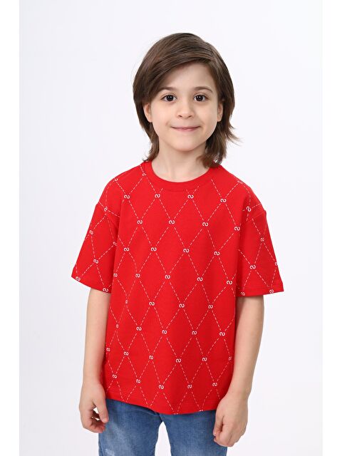 Toontoykids Unisex Çocuk Baskılı Tişört