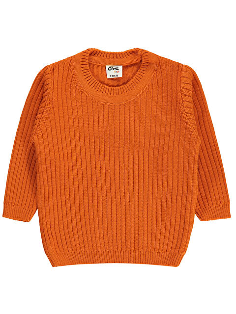 Civil Baby Kız Bebek Triko Kazak 6-18 Ay Bakır - S000244264-20015