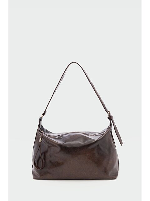 Shulebags Gabrielle Salaş Omuz Çantası Kahve - S000440091-19413
