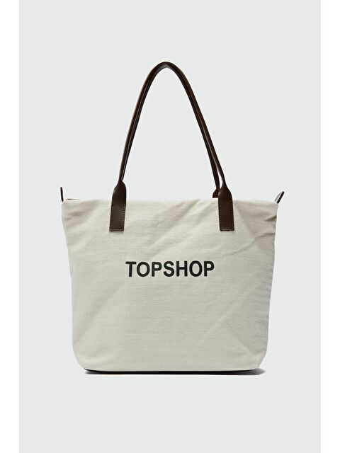 Shulebags Poches Kanvas Big Size Omuz Çantası Kahve - S000440098-19413