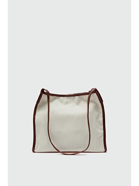 Shulebags Elna Kanvas Omuz Çantası Taba - S000440097-14955