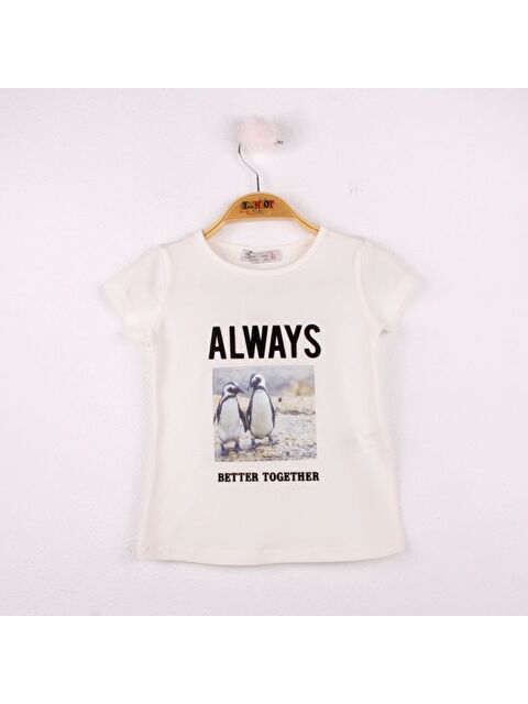 Toontoykids Kız Çocuk Tişört Always Baskı - S000255329-19965