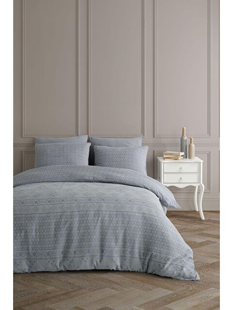 İrya Emmy %100 Pamuklu Ipliği Boyalı Yıkamalı Çift Kişilik Nevresim Takımı - S000174419-23173