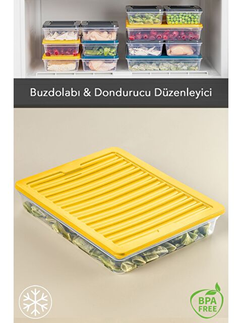 Meleni Home Erzak Kabı Sarı 1 x 2400 ml - S000378924-20072