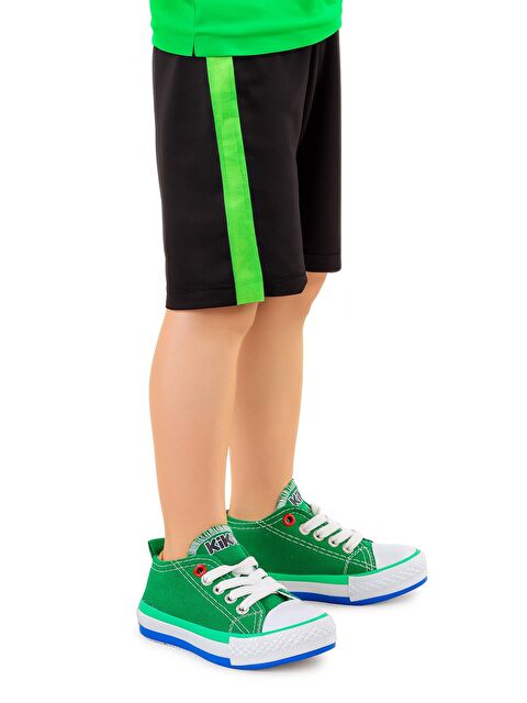 Kiko Kids Tinna Bağcıklı Erkek Bebek Keten Spor Ayakkabı - S000216436-18194