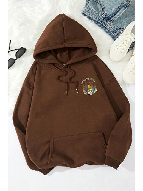 uyguntarz Arizona Baskılı Oversize Sweatshirt - S000265255-17365