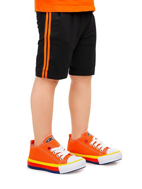 Kiko Kids Tinna Bağcıklı Erkek Bebek Keten Spor Ayakkabı - S000216436-20013