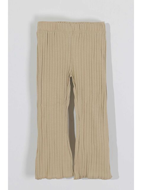 Luess Kız Çocuk Krem Fırfırlı Tayt - S000219642-19966