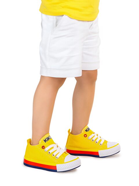Kiko Kids Tinna Bağcıklı Erkek Bebek Keten Spor Ayakkabı - S000216436-20072