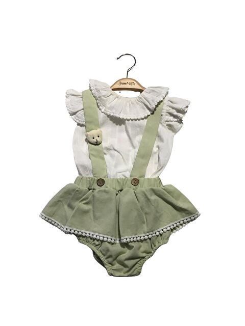 Yami Mia Gömlekli Salopetli Kız Bebek Takım - S000216406-18194