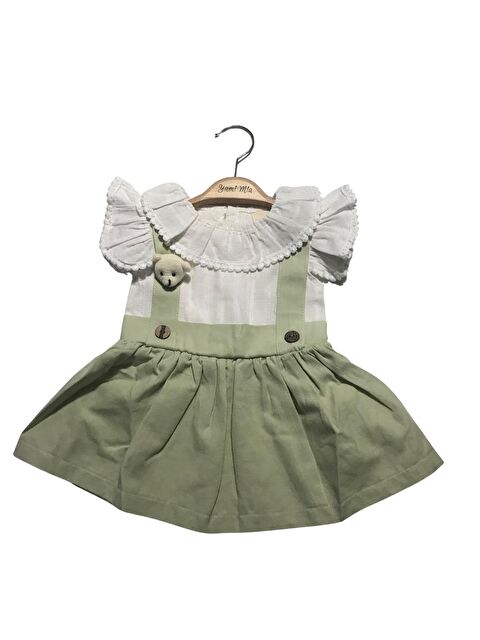 Yami Mia Gömlekli Askılı Kız Bebek Elbise - S000216404-18194