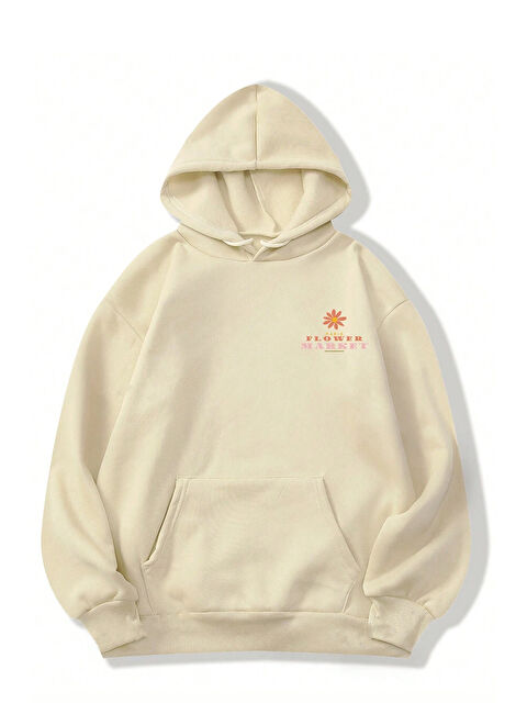 uyguntarz Flower Baskılı Oversize Sweatshirt - S000265673-19928