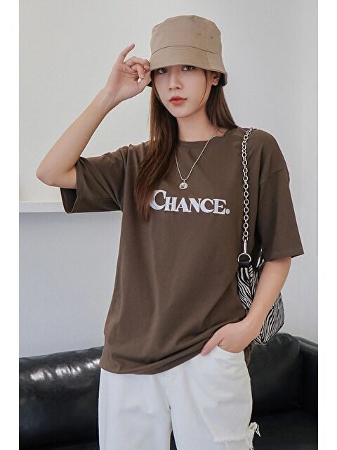 uyguntarz Unisex Chance Baskılı Tasarım Tshirt - S000240354-19413