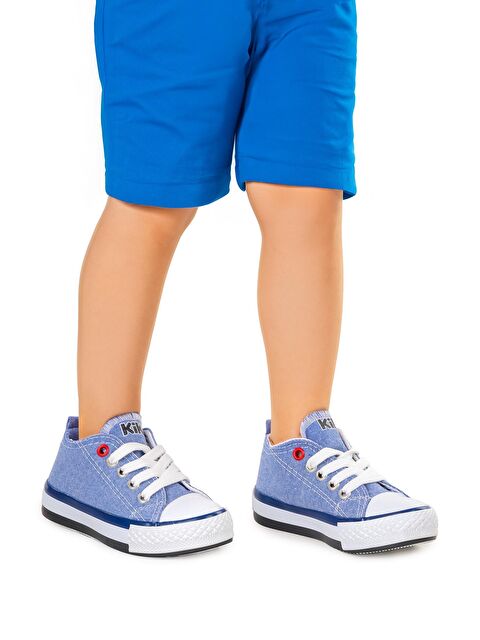 Kiko Kids Tinna Bağcıklı Erkek Bebek Keten Spor Ayakkabı - S000216436-21983