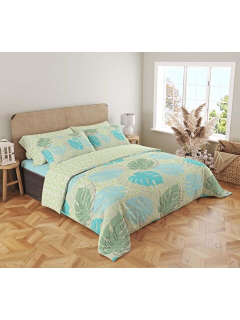 Evmila Baskılı,Desenli Çift Kişilik Nevresim Takımı (ÇARŞAFSIZ) 200x220 cm - S000244376-23173