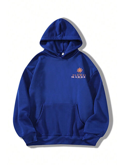 uyguntarz Flower Baskılı Oversize Sweatshirt - S000265673-17234