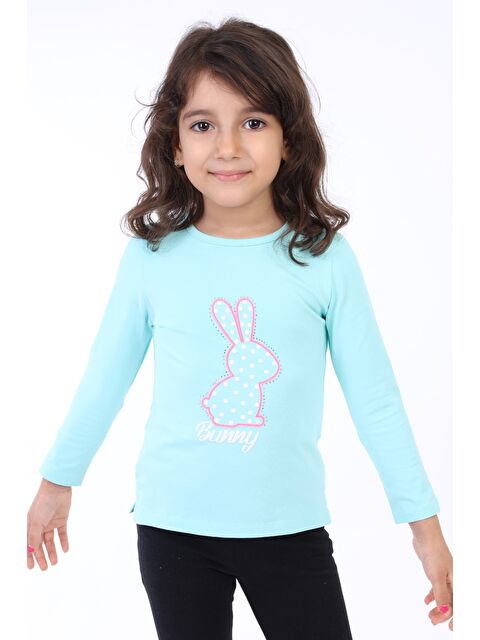 Toontoykids Kız Çocuk Baskılı Tişört