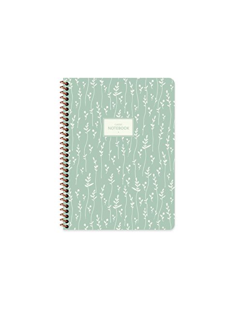 Keskin Color 16.5x22.5 Kareli Defter Pastel Flora - Yeşil - S000274779-18194
