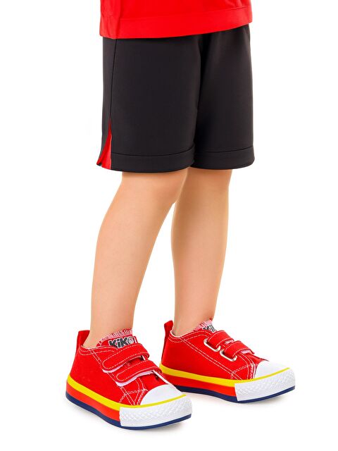 Kiko Kids Linen Cırtlı Erkek Bebek Keten Spor Ayakkabı - S000216437-20045