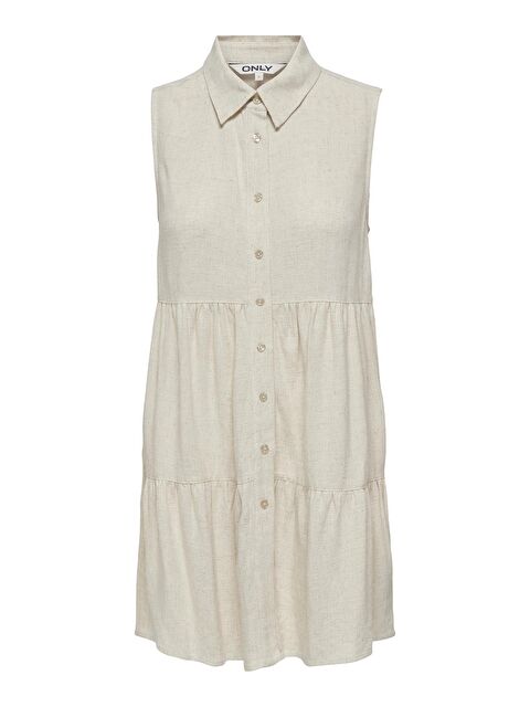 Only Onlsiesta Gömlek Yaka Relaxed Fit Kolsuz Kadın Elbise 15322271 - S000226316-19928