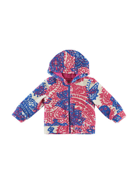 Panço Kız Bebek Pelüş Mont Saks - S000260822-23710