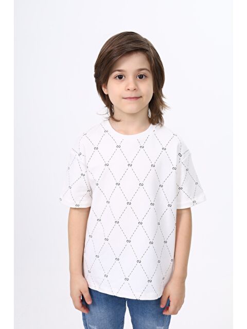 Toontoykids Unisex Çocuk Baskılı Tişört