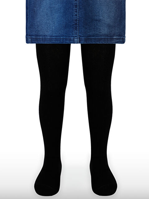 Civil Kız Çocuk Külotlu Çorap 3-11 Yaş Siyah - S000198093-19351