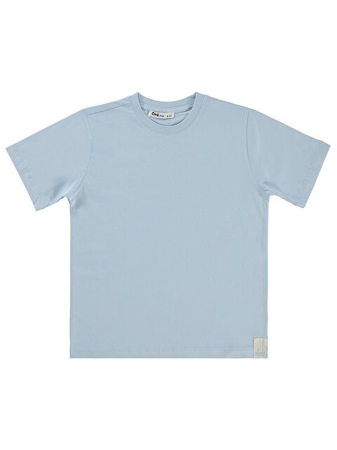 Civil Boys Basic Surf Etiketli 6-9 Yaş Tişört - Mavi