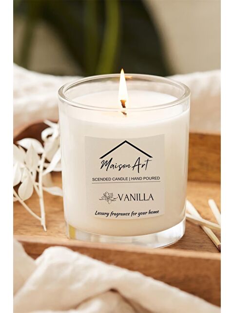 Znp Home Scended Vanilya Kokulu Cam Bardak Mum - S000182796-20063