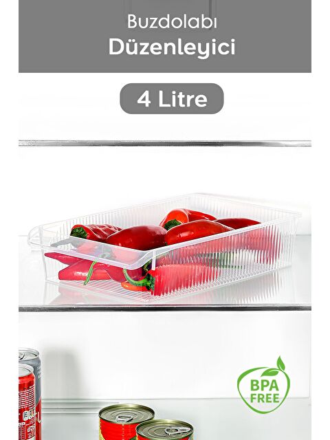 Meleni Home 1 Adet Dolap İçi Buzdolabı Düzenleyici 4 Litre - S000379248-26865