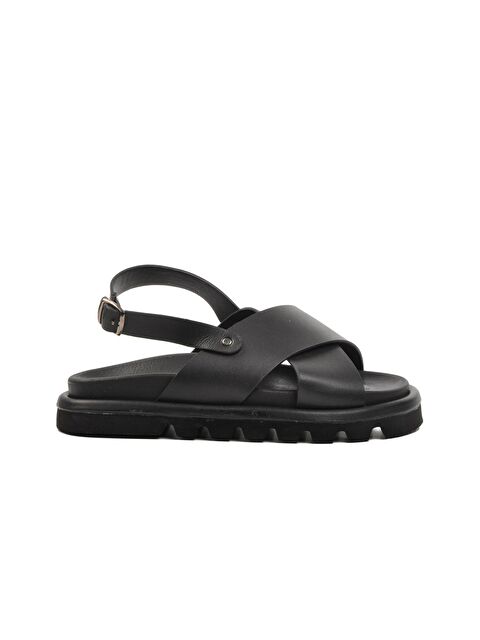 Ayakmod Siyah Kadın Sandalet 150 - S000250465-19351