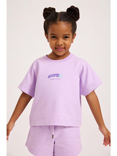 Katia And Bony Lavender Kız Çocuk T-Shirt Lila - S000140405-17878